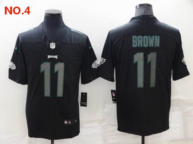 Men's Philadelphia Eagles #11 AJ Brown Jersey NO.4;